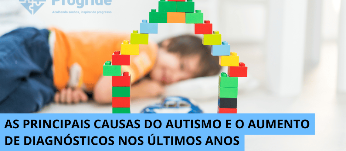 Criança brincando, representando o tema do aumento de diagnósticos de autismo e os fatores que influenciam essa condição